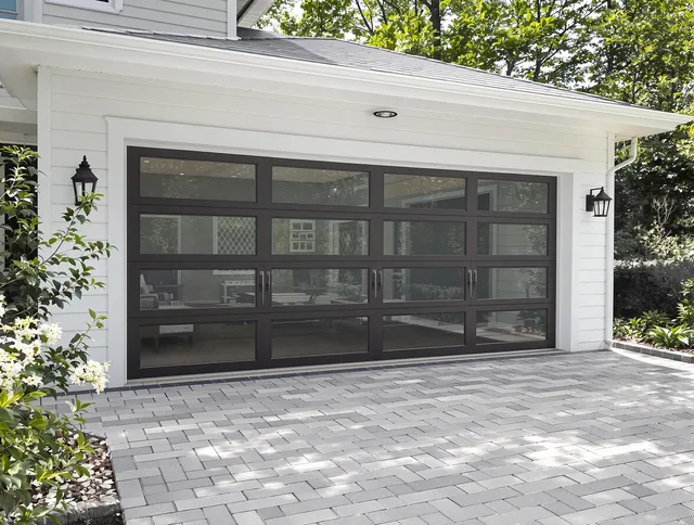 Rehoboth Garage Door Repair design specialist presenting custom garage door options to Rehoboth homeowner