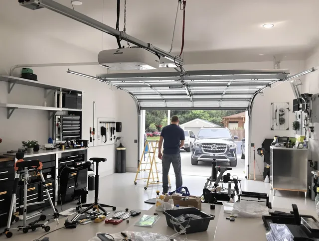 Garage door opener installation by Rehoboth Garage Door Repair in Rehoboth
