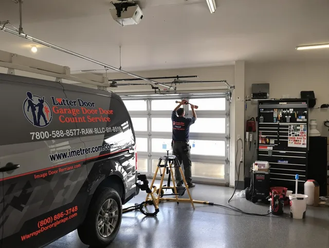 Rehoboth Garage Door Repair team performing same-day garage door repair in Rehoboth